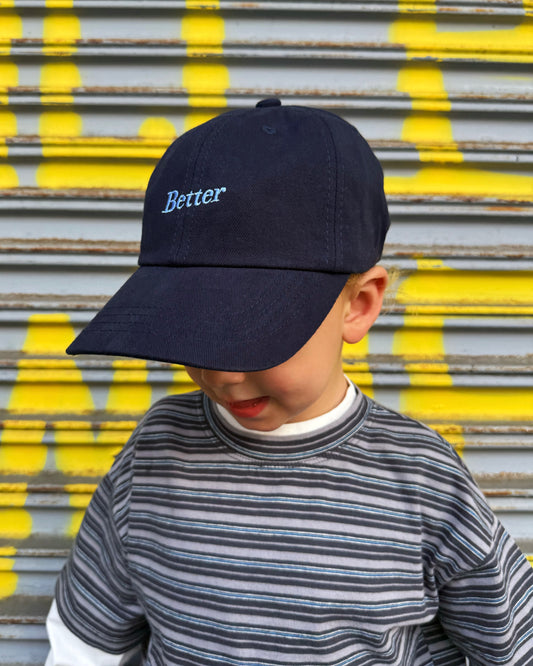 Better Embroidered Baseball Cap – Navy