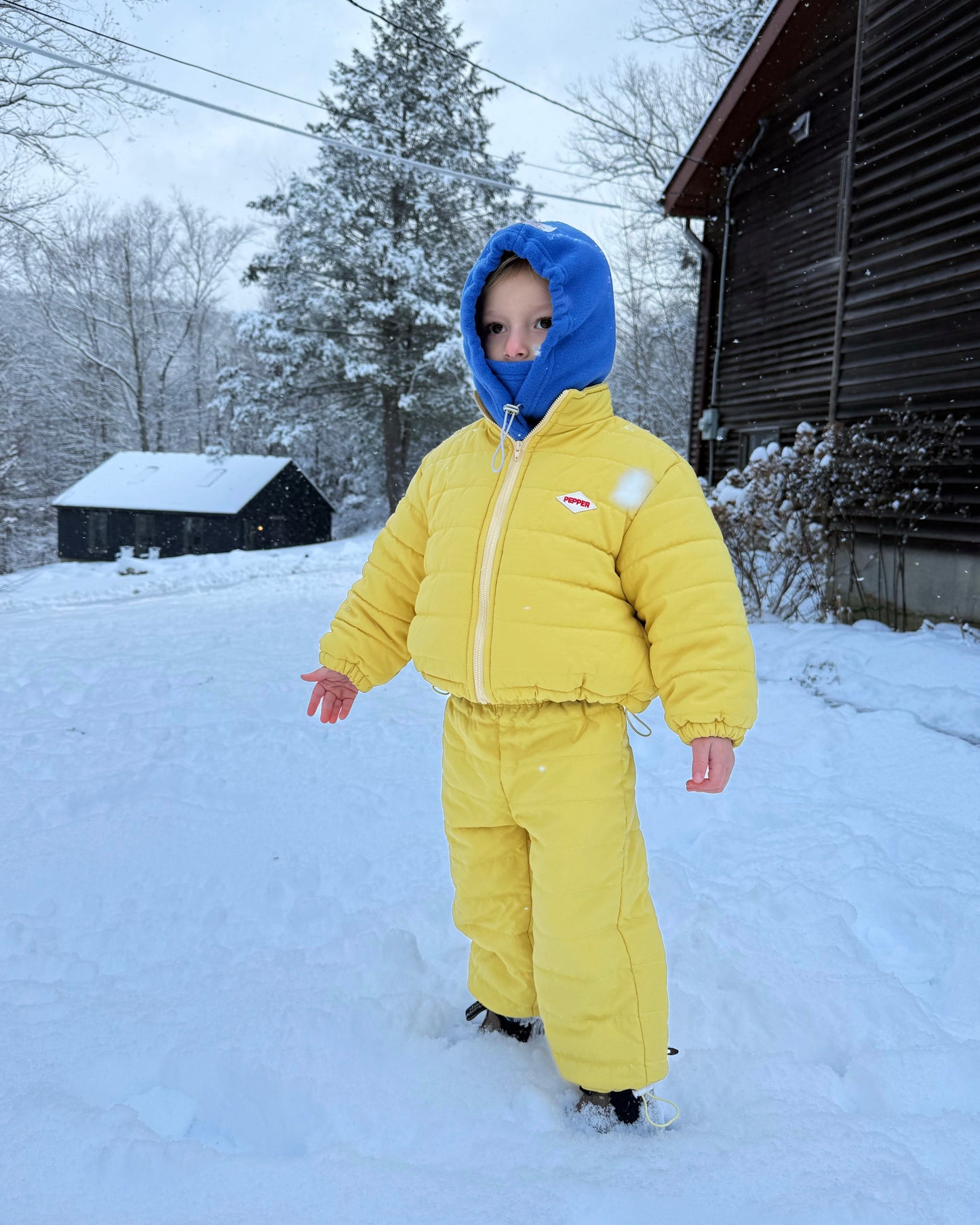 Banana Padded Jacket — Yellow