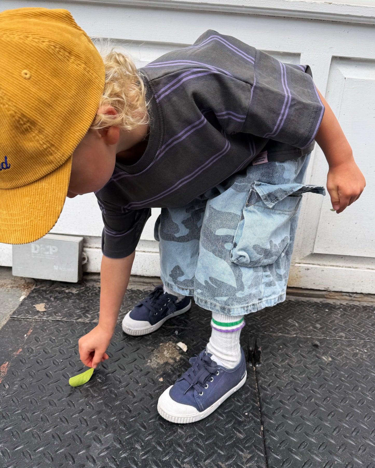 Camo Denim Bermuda Short