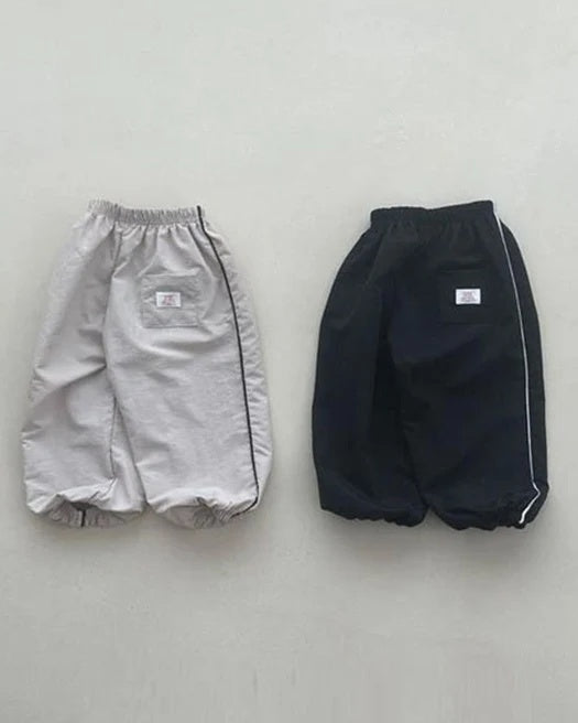 Shuffle Pants – Beige & Black
