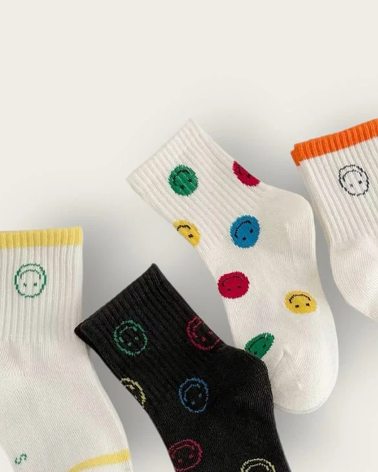Smiley Socks – Set of 4